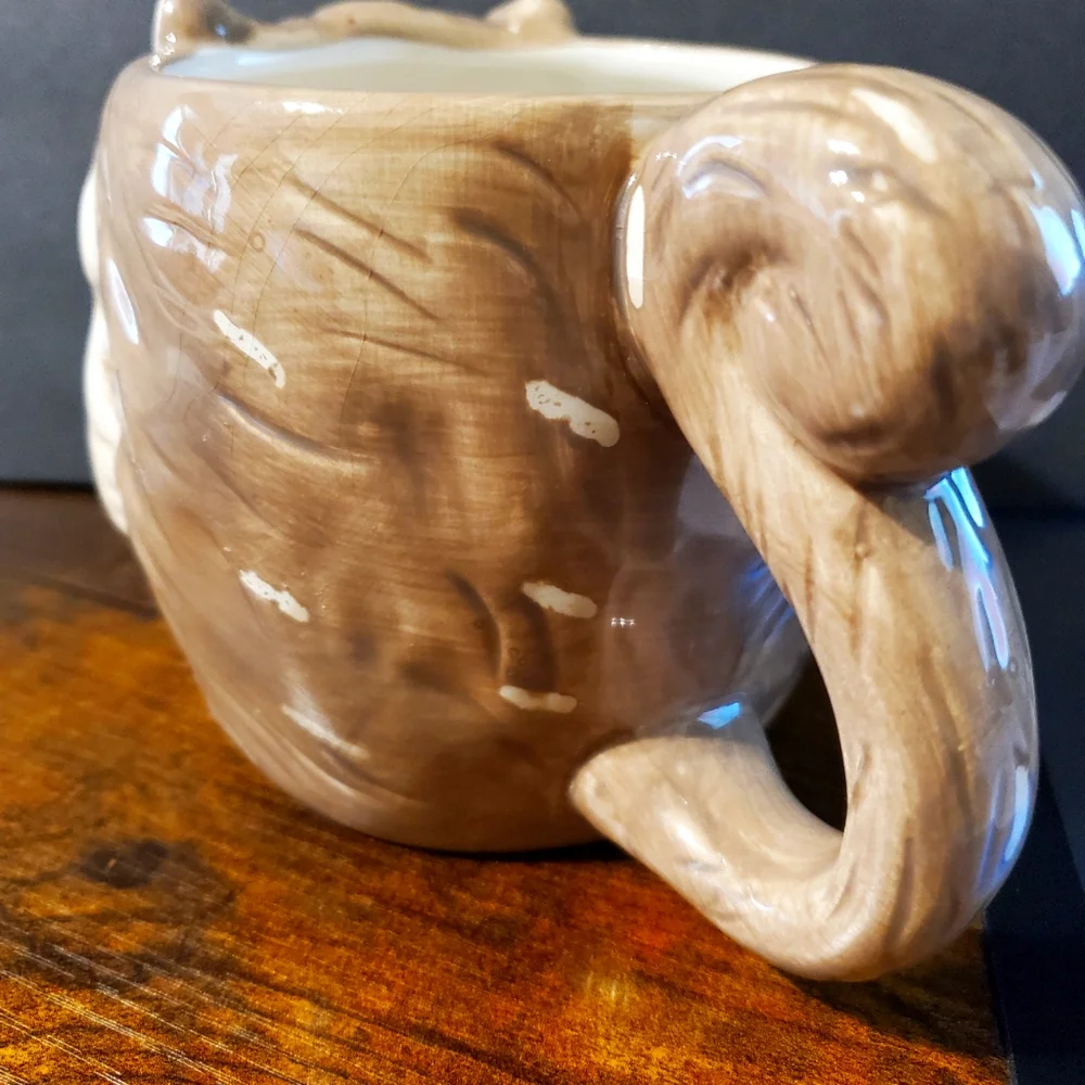 Pier 1 Hand-painted Chipmunk Coffee Tea Mug